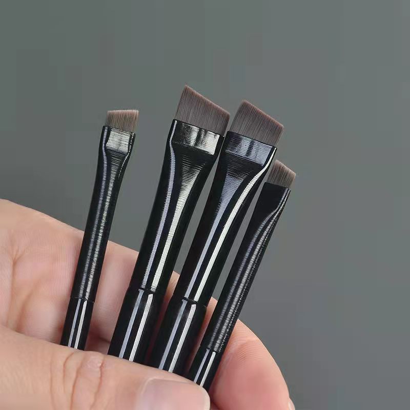 Soft Hair Makeup Brush Set for Eyes and Eyebrows Covering Eyeliner Eyebrow Tools - Teleplus soft hair makeup brush tool