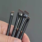 Soft Hair Makeup Brush Set for Eyes and Eyebrows Covering Eyeliner Eyebrow Tools - Teleplus soft hair makeup brush tool