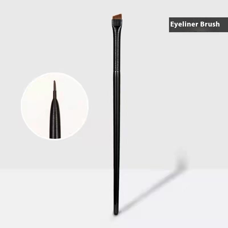 Soft Hair Makeup Brush Set for Eyes and Eyebrows Covering Eyeliner Eyebrow Tools - Teleplus soft hair makeup brush tool