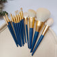Soft Hair Set Makeup Brushes for Eye Shadow Blush and Powder - Teleplus soft hair set eye shadow blush powder makeup