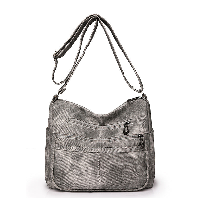 Soft Leather Messenger Bag for Women with Multiple Color Options - soft leather messenger bag