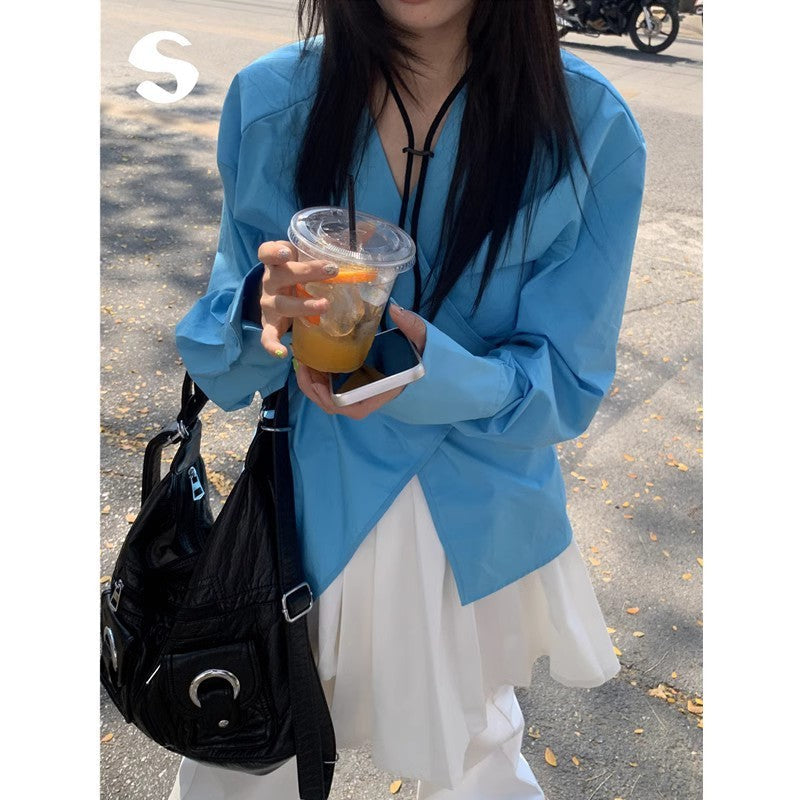 Soft Leather Shoulder Bag with Crossbody Style and Multiple Storage Pockets - soft leather shoulder crossbody bag