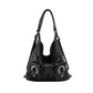 Soft Leather Shoulder Bag with Crossbody Style and Multiple Storage Pockets - soft leather shoulder crossbody bag
