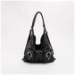 Soft Leather Shoulder Bag with Crossbody Style and Multiple Storage Pockets - soft leather shoulder crossbody bag