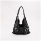 Soft Leather Shoulder Bag with Crossbody Style and Multiple Storage Pockets - soft leather shoulder crossbody bag
