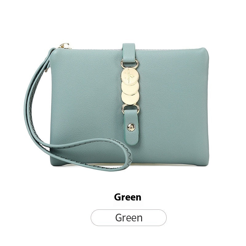 Soft Leather Wallet with Sewing Line in Multiple Colors for United States Markets - Trendy Wallets Your Chic Chaos