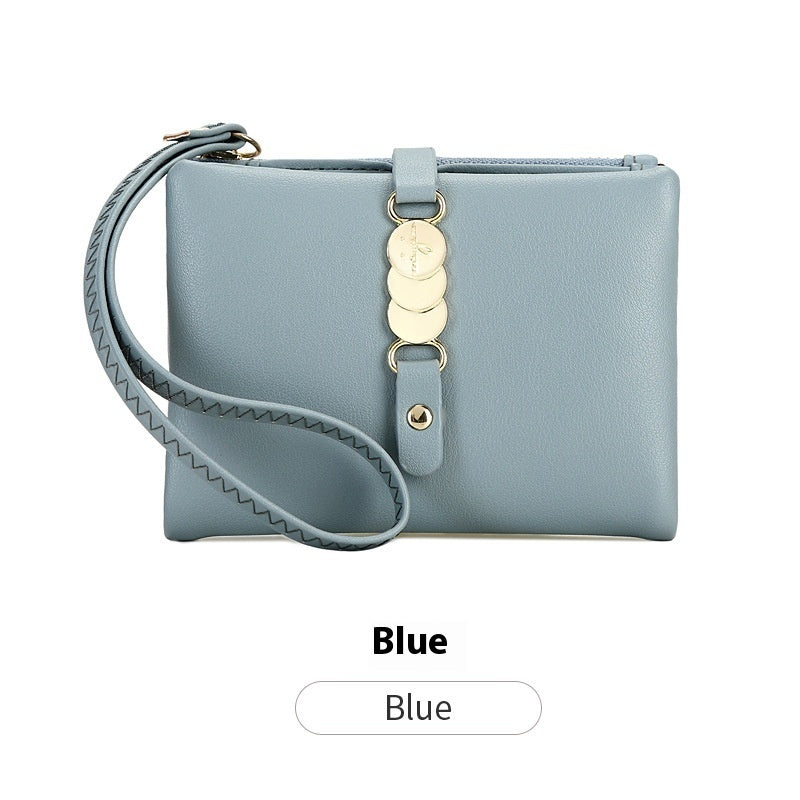 Soft Leather Wallet with Sewing Line in Multiple Colors for United States Markets - Trendy Wallets Your Chic Chaos