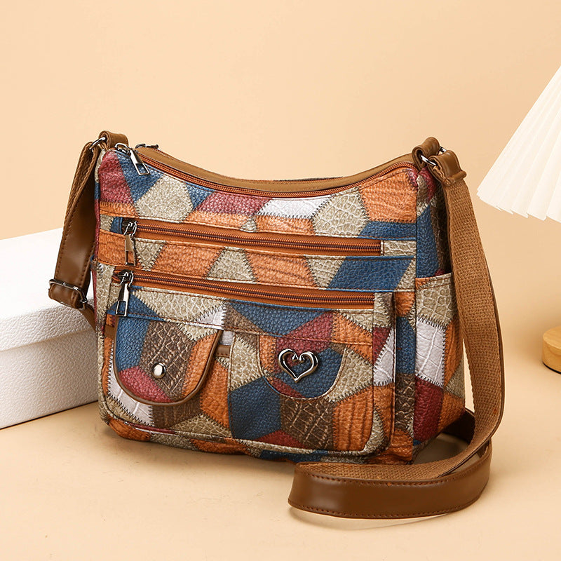 Soft PU Crossbody Messenger Bag for Women in the United States - Menessenger shoulder messenger bag united states