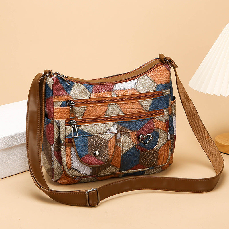 Soft PU Crossbody Messenger Bag for Women in the United States - Menessenger shoulder messenger bag united states