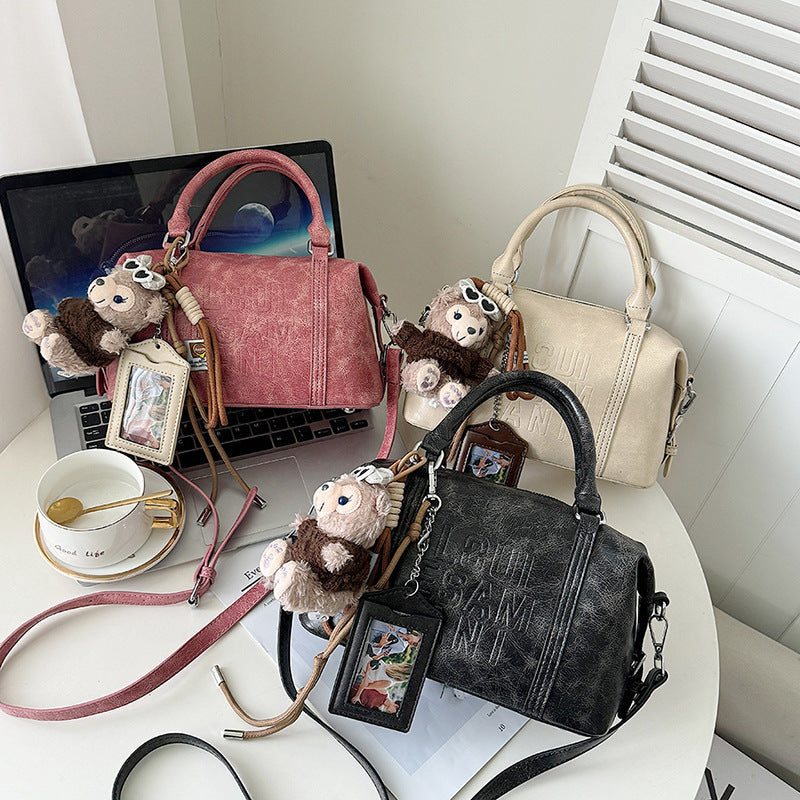 Soft PU Leather Crossbody Shoulder Bag with Zipper for Women Travel Purse - Teleplus