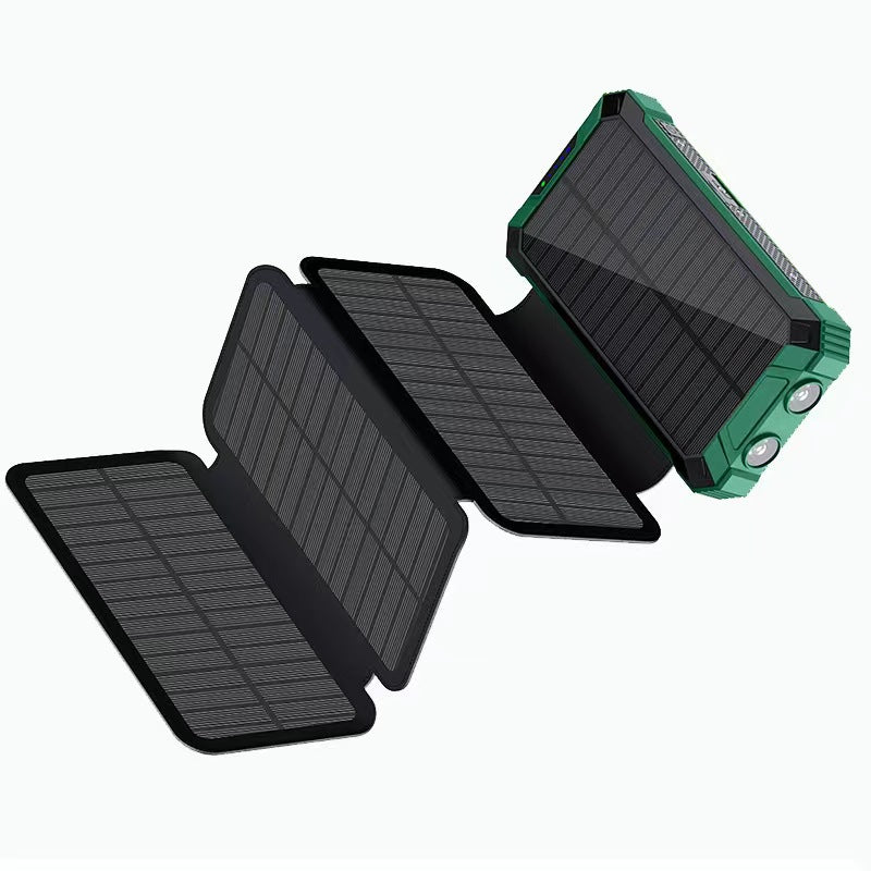 Solar Power Bank 20000mAh Portable Charger USB Battery Pack Fast Charging - Teleplus