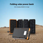 Solar Power Bank 25000mAh Portable Charger USB Battery Pack for Mobile Devices - Teleplus