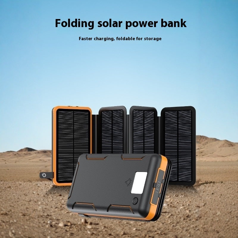 Solar Power Bank 25000mAh Portable Charger USB Battery Pack for Mobile Devices - Teleplus