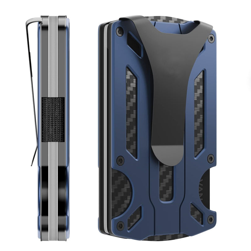 Solid Color Air Label Wallet in Army Green and Royal Blue - royal blue army green air label wallet