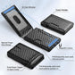 Solid Color Carbon Fiber Anti-Theft Card Holder Wallet for Men - Teleplus Security