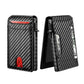 Solid Color Carbon Fiber Anti-Theft Card Holder Wallet for Men - Teleplus Security