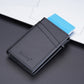 Solid Color Card Holder with Resistant PU Leather for Men and Women - Teleplus solid color card holder resistant pu