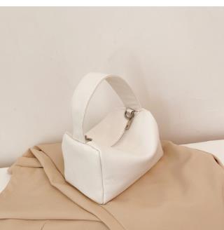 Solid Color Chain Hand Bag with Soft Polyester Cotton Finish - Teleplus chain hand bag