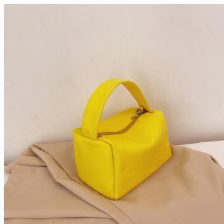 Solid Color Chain Hand Bag with Soft Polyester Cotton Finish - Teleplus chain hand bag