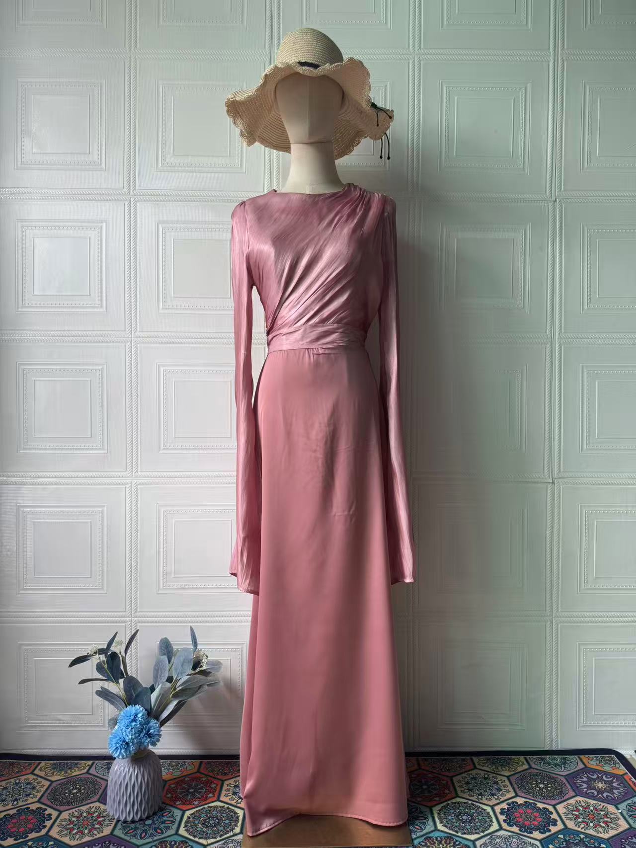 Solid Color Fabric Trueran Skirt in Multiple Colors with Long Sleeve Option - Teleplus long sleeve