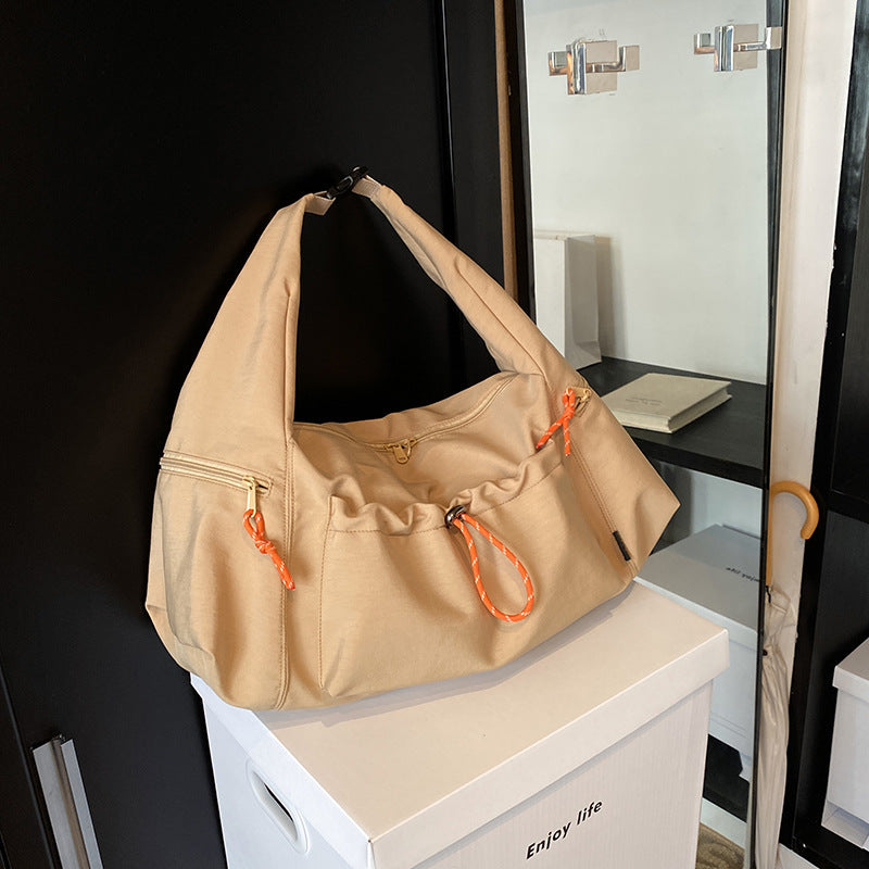 Solid Color Fashion Large Capacity Versatile Shoulder Crossbody Bag - Teleplus solid color fashion large capacity