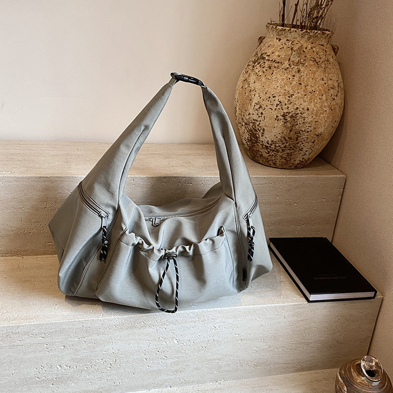 Solid Color Fashion Large Capacity Versatile Shoulder Crossbody Bag - Teleplus solid color fashion large capacity