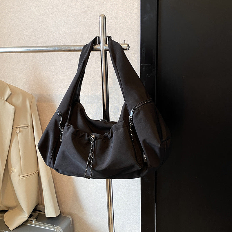 Solid Color Fashion Large Capacity Versatile Shoulder Crossbody Bag - Teleplus solid color fashion large capacity