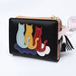 Solid Color Female PU Leather Money Folder with Opening Buckle for United States - Wallets That Make You Smile Sweetly