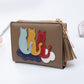 Solid Color Female PU Leather Money Folder with Opening Buckle for United States - Wallets That Make You Smile Sweetly