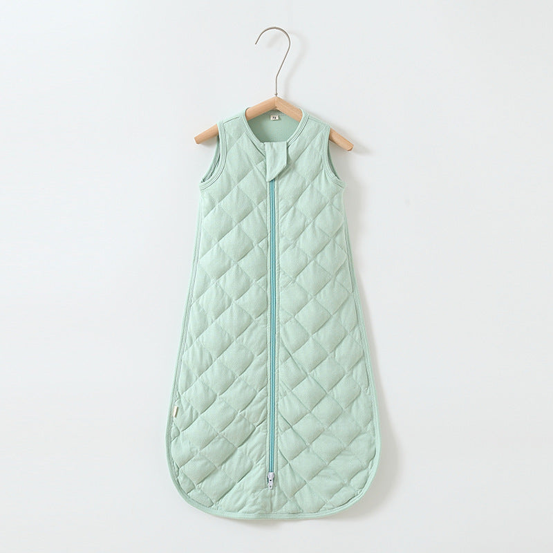 Solid Color Haiqing Quilted Vest Sleeping Bag for Adults in the United States - Snuggle Up Our Cozy Anti-Kick Baby