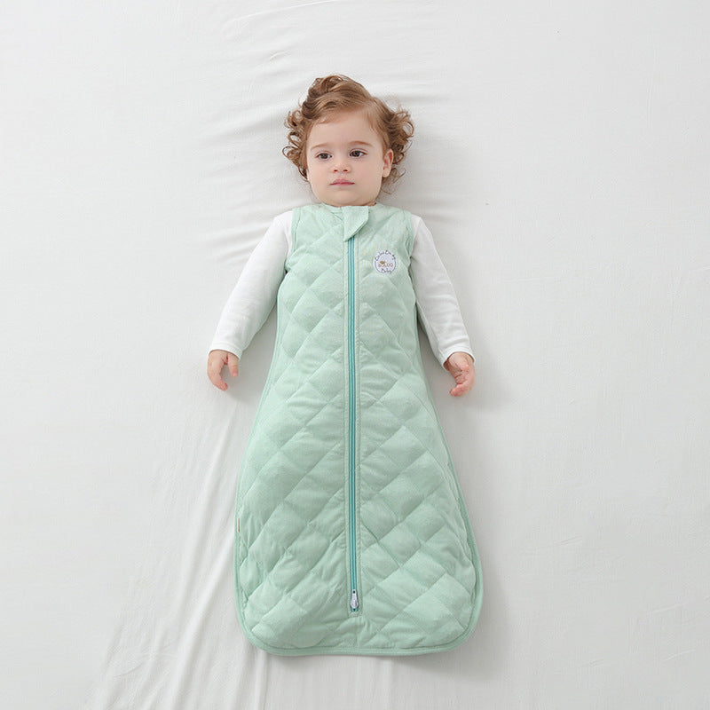Solid Color Haiqing Quilted Vest Sleeping Bag for Adults in the United States - Snuggle Up Our Cozy Anti-Kick Baby
