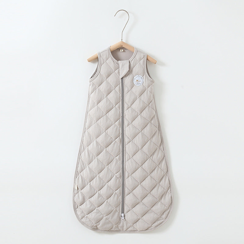 Solid Color Haiqing Quilted Vest Sleeping Bag for Adults in the United States - Snuggle Up Our Cozy Anti-Kick Baby