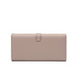 Solid Color Handbag with Long Metal Buckle and Waterproof PU Leather in United States - Clutch for Fashionably