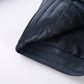Solid Color Leather Fabric for Fashion Casual Jackets in Black and Royal Blue - Teleplus fashion casual solid color