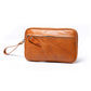 Solid Color Leather Handbag with Cotton Lining for Daily - Teleplus solid color leather cotton lining handbag