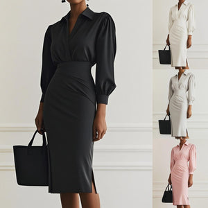 Solid Color Long Sleeve Shirt for Men in Black Pink and Light Gray - Teleplus Men’s solid color