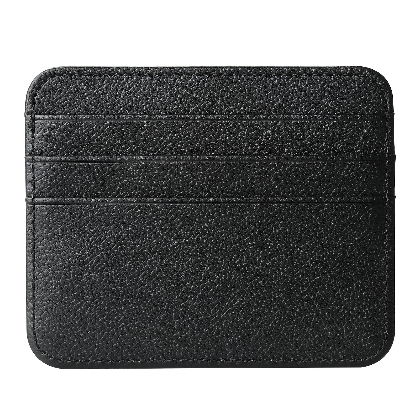Solid Color Nylon Card Organizer Wallet with PU Leather Accents - Teleplus