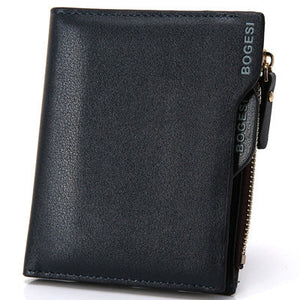 Solid Color Polyurethane Leather Suitcase for Men in Blue Black or Brown - Purse Your Passion with Stylish Men’s Casual