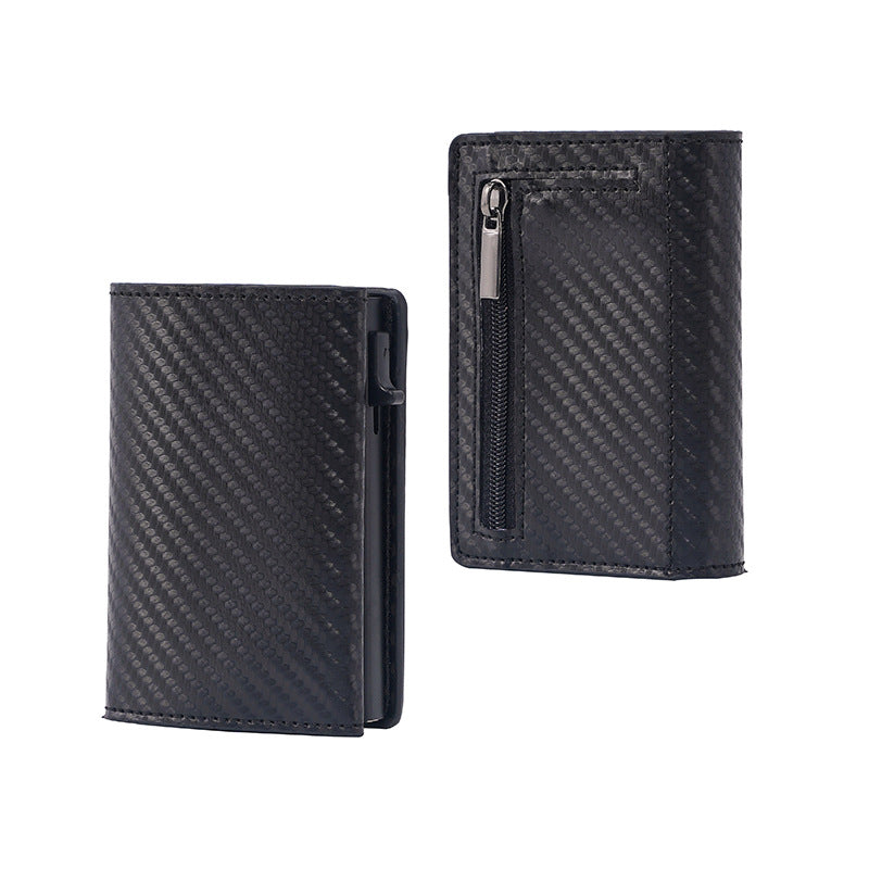 Solid Color PU Anti-Theft Crossbody Bag with Card Slots for Men and Women - Teleplus