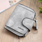 Solid Color PU Leather Card Holder Wallet with Magnetic Closure in the United States - Buckle Magic united states chf