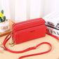 Solid Color PU Leather Suitcase with Long Wallet for Women in the United States - Who Pack Their Whole Life united