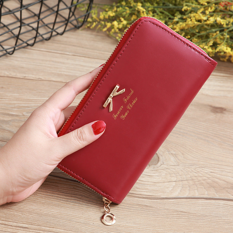 Solid Color PU Leather Wallet with Urban Simplicity in Multiple Colors - solid color