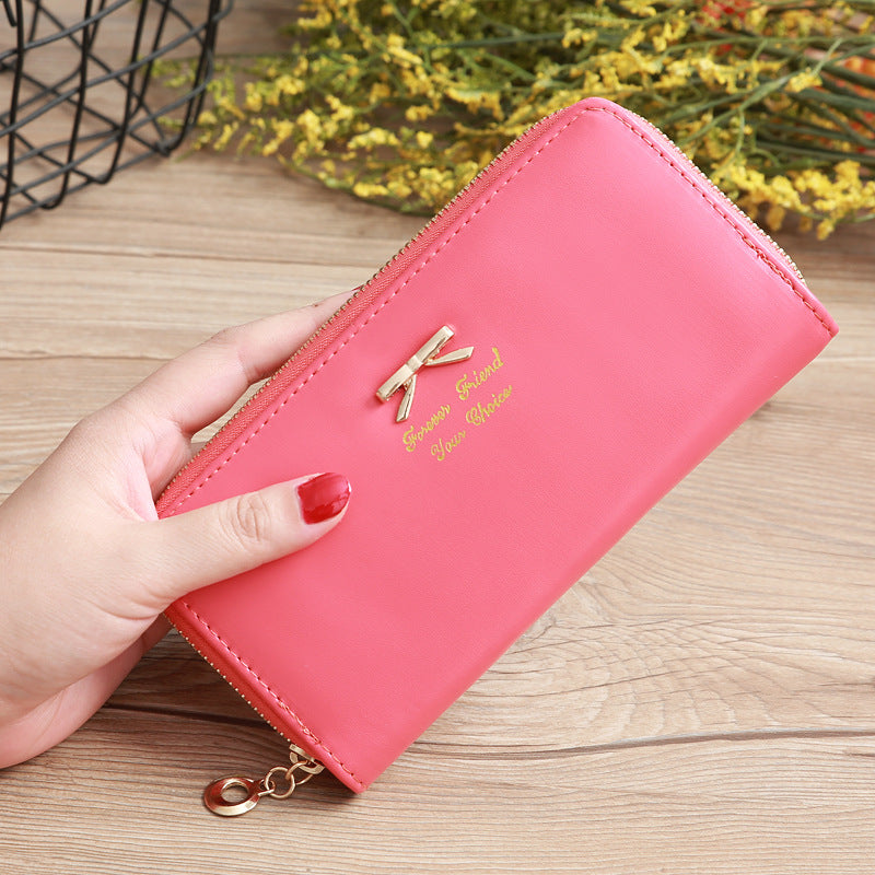 Solid Color PU Leather Wallet with Urban Simplicity in Multiple Colors - solid color