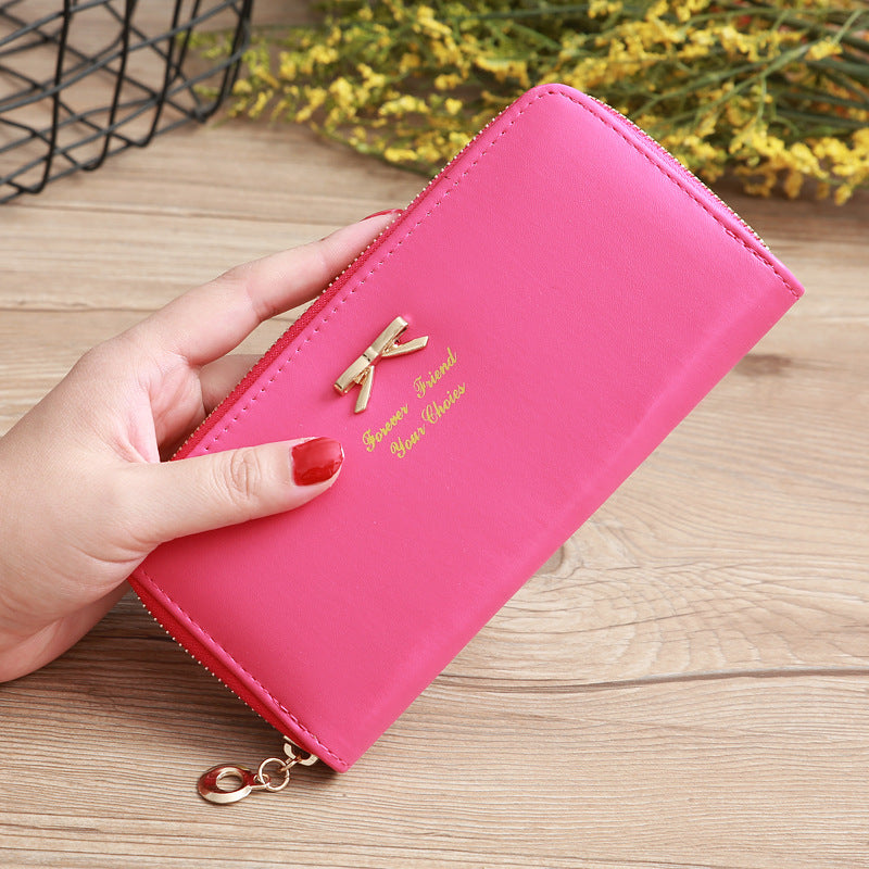 Solid Color PU Leather Wallet with Urban Simplicity in Multiple Colors - solid color