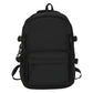 Solid Color School Backpack Polyester Nylon Urban Shoulder Bag for Men and Women - Teleplus solid color