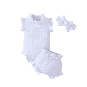 Candy Color Cotton Pullover Set in Various Sizes for United States Market - Three-Piece Tiny Trendsetters united states