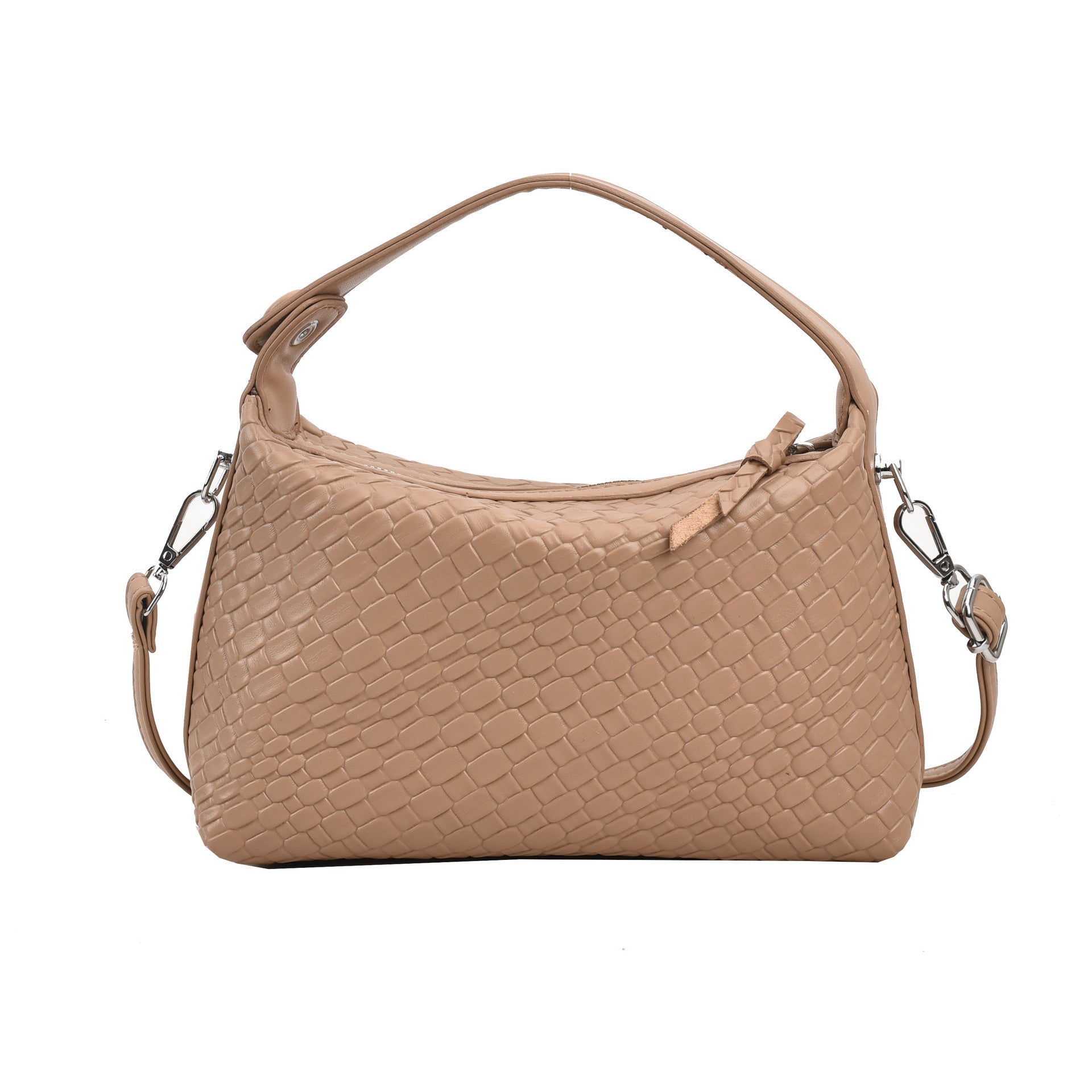 Solid Color Shoulder Messenger Bag with Large Capacity and Durable Polyester Material - solid color shoulder messenger