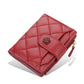 Solid Color Synthetic Leather Short Suitcase for Fashion Travel in United States - Fashionably Wallet Card