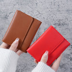 Solid Color Synthetic Leather Wallet with Anti-Theft and Expansion Features for Daily - Fear Not Your Cash