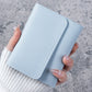 Solid Color Synthetic Leather Wallet with Anti-Theft and Expansion Features for Daily - Fear Not Your Cash